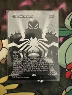 2025 Magic The Gathering Spiderman Opposition Agent #19 Borderless Non-Foil NP - Image 1