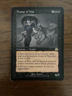 MTG Prophecy Avatar of Woe DMG - Image 1
