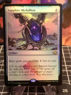 FOIL Sapphire Medallion Modern Horizons 3 NM - Image 1