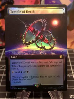 FOIL Temple of Deceit (Extended Art) Universes Beyond: Doctor Who NM - Image 1