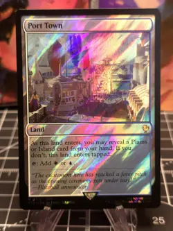 FOIL Port Town (Surge Foil) Commander: FINAL FANTASY NM - Image 1