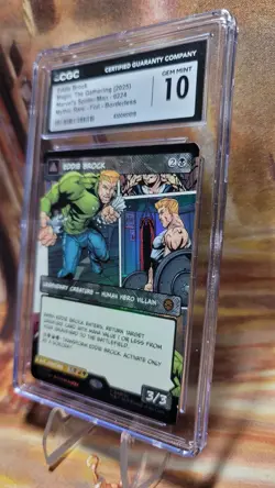 MTG Eddie Brock Marvel's Spider-Man Borderless Foil CGC Gem 10 - Image 4