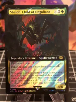 FOIL Shelob, Child of Ungoliant (Extended Art) (Surge Foil) Universes Beyond: Th - Image 1