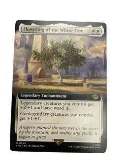 Flowering of the White Tree Non-Foil #348 Borderless Magic The Gathering Lord Of - Image 1