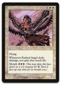 Exalted Angel #28 (LP) Onslaught ONS Magic MTG - Image 1