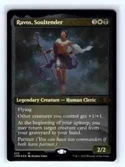 Ravos, Soultender (Foil Etched) M Commander Legends 533 Foil NM - Image 1
