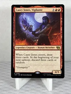 MTG Teenage Mutant Ninja Turtles Casey Jones, Vigilante 0088 NM Rare - Image 1