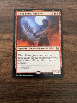 Casey Jones, Vigilante - Magic the Gathering MTG Teenage Mutant Ninja Turtles NM - Image 1