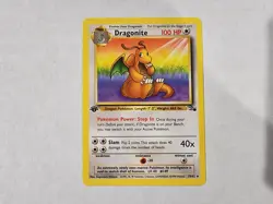 Dragonite - 19/62 - Pokemon Fossil 1st Edition Rare Card WOTC *SEE PICS* - Image 1