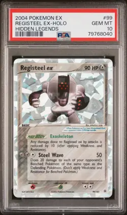 2004 Pokemon EX Hidden Legends Registeel ex Holo #99 PSA 10 Gem Mint - Image 1