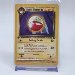 Pokemon Dark Electrode 1st Edition 34/82 Team Rocket WOTC Vintage 2000 NM - Image 1
