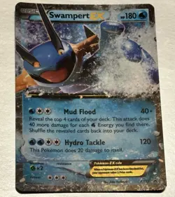 Pokemon TCG Swampert EX XY55 Black Star Promo Holo NM!! - Image 2