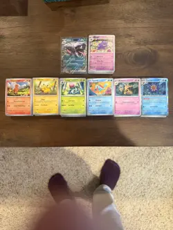 Pokemon 151 Bulk Lot of 300+ Cards and 33 Reverse Holos Inc. Gengar NM - Image 1