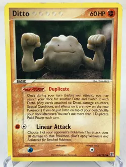 Ditto (Geodude) 62/113 - EX Delta Species Pokemon Card - MP / HP - Image 1