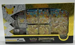 Pokemon TCG Celebrations Pikachu V-Union Special Collection Box SEALED - Image 1