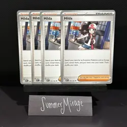 4x Hilda 084/086 Trainer Playset Pokemon Tcg White Flare (4 Uncommon) - Image 1