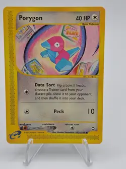 Porygon 103b/147 Aquapolis Common English Pokemon Card - LP Non Holo - Image 2