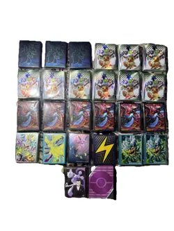 (x26) Pokemon TCG Official Sleeve Lot Prismatic Charizard & More - Image 1