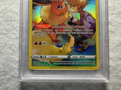 2022 Pokemon SWSH Brilliant Stars Flareon Trainer Gallery Holo TG01/TG30 PSA 7 - Image 3