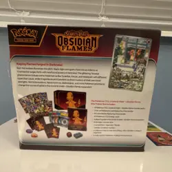 Pokemon Scarlet & Violet Obsidian Flames Elite Trainer Box English (Tear) - Image 2