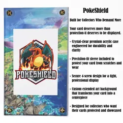 Aerodactyl V 180/196 Pokemon Display Case • Extended Art • CARD NOT INCLUDED - Image 2