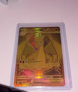 Mega Charizard Y ex 294/217 GOLD Hyper Rare ME Ascended Heroes Pokemon TCG NM - Image 1