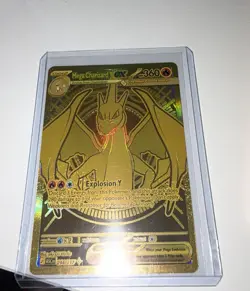 Mega Charizard Y ex 294/217 GOLD Hyper Rare ME Ascended Heroes Pokemon TCG NM - Image 2