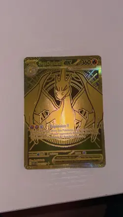 Mega Charizard Y ex 294/217 GOLD Hyper Rare ME Ascended Heroes Pokemon TCG NM - Image 3