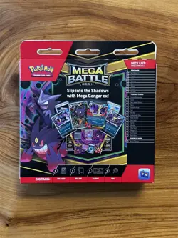POKEMON TCG MEGA EVOLUTION BATTLE DECK MEGA GENGAR EX BOX FACTORY SEALED NEW - Image 2