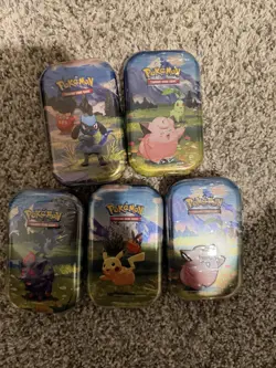Pokemon TCG Ascended Heroes Mini Tin - Lot Of 5 - Image 1