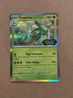 3x Pokemon TCG Serperior, Barbaracle, Tyrantrum Perfect Order Prerelease Promos - Image 2