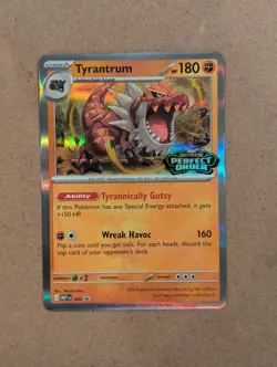 3x Pokemon TCG Serperior, Barbaracle, Tyrantrum Perfect Order Prerelease Promos - Image 4