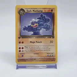 Pokemon Dark Machamp 1st Edition 27/82 Team Rocket Non-Holo Rare WOTC 2000 - Image 1