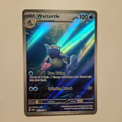 Wartortle 171/165 Sv: Scarlet & Violet 151 Holo Illustration Rare POKEMON TCG NM - Image 1