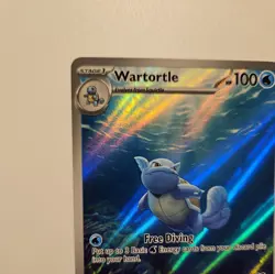 Wartortle 171/165 Sv: Scarlet & Violet 151 Holo Illustration Rare POKEMON TCG NM - Image 2