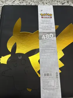 Elite Series Pikachu 12-Pocket Zippered PRO-Binder for Pokemon 74427157746 - Image 1