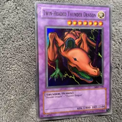 Twin-Headed Thunder Dragon Super Rare Metal Raiders MRD-120 Vintage - Image 4