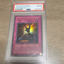 Konami Yu-Gi-Oh! Judgment of Anubis RDS-ENSE3 Rise of Destiny Ultra Rare PSA 8 - Image 1