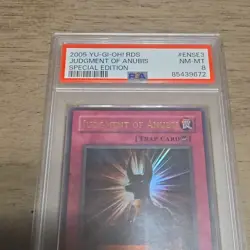 Konami Yu-Gi-Oh! Judgment of Anubis RDS-ENSE3 Rise of Destiny Ultra Rare PSA 8 - Image 3