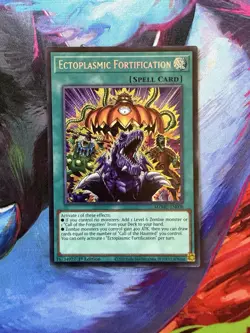 Ectoplasmic Fortification-Secret Rare - 1St Edition - MZMU-EN008 - Maze of Mu... - Image 1