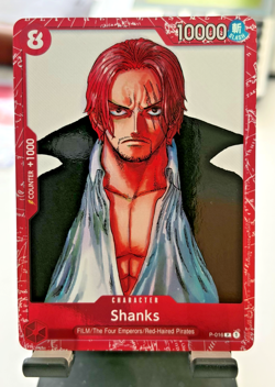 #1 One Piece English P-016 Shanks Premium Card Collection Film Red - Image 2