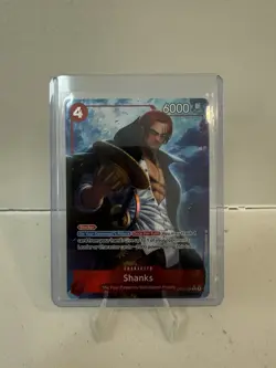 One Piece Shanks TCG Alternate Art OP12-008 Legacy of the Master Foil Card - Image 1