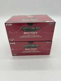 Lot of (2) One Piece TCG OP-13 Carrying On His Will Booster Box+12 Packs SEALED - Image 2