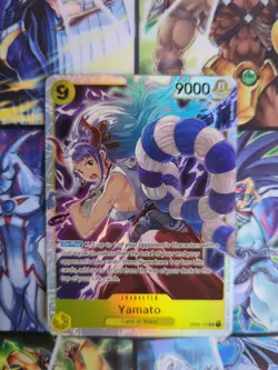 One Piece x4 Yamato OP04 - 112 Super Rare Holo NM Kingdoms of Intrigue - Image 2