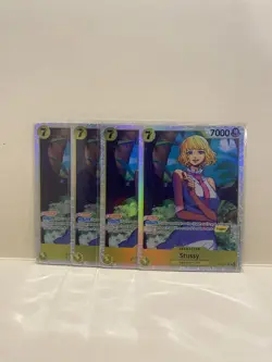 One Piece Stussy OP13-110 X4 Playset Carrying On His Will Foil - Image 1