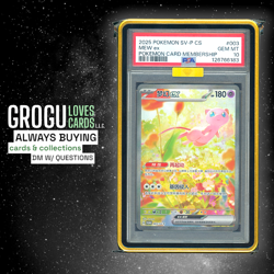 2025 Mew ex - Pokemon Card Membership Chinese Promo #003 - PSA 10 - MBA GOLD - Image 1