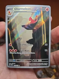 Pokemon TCG Charmeleon Scarlet Violet-151 Illustration Rare Card 169/165 NM - Image 1