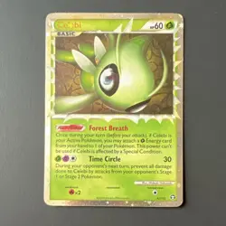 Pokemon Celebi Prime Ultra Rare Holo Triumphant 92/102 Basic 60HP Card - Image 1