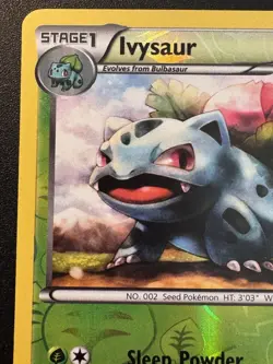 Ivysaur 2/108 BW Dark Explorers Pokemon Card Reverse Holo Foil Rare LP - Image 3