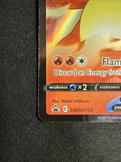 Lance's Charizard V SWSH133 SWSH: Sword & Shield Promo Cards Holo NM - Image 5